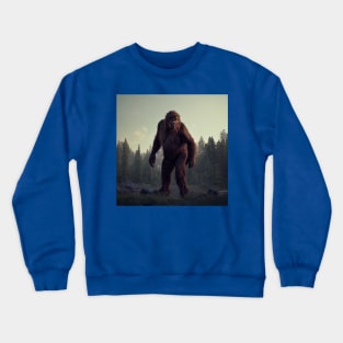 Sasquatch in Nature Crewneck Sweatshirt